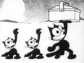 Felix and Inky and Winky in "April Maze" (1930)